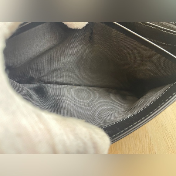 Authentic Gucci Black Marmot Wallet on Chain - Picture 10 of 13